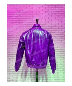 Purple Pelle Pelle Alligator Leather Jacket