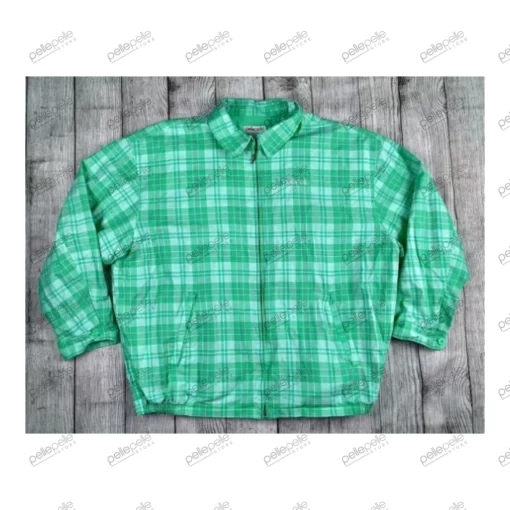 Pelle Pelle Turquoise Gingham Cotton Shirt