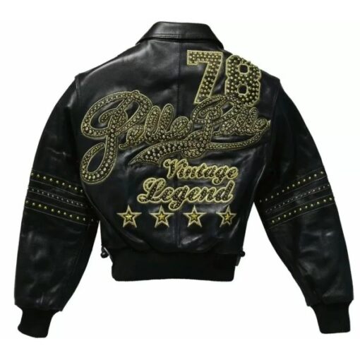 Pelle Pelle Legend 78 Black Stud Jacket