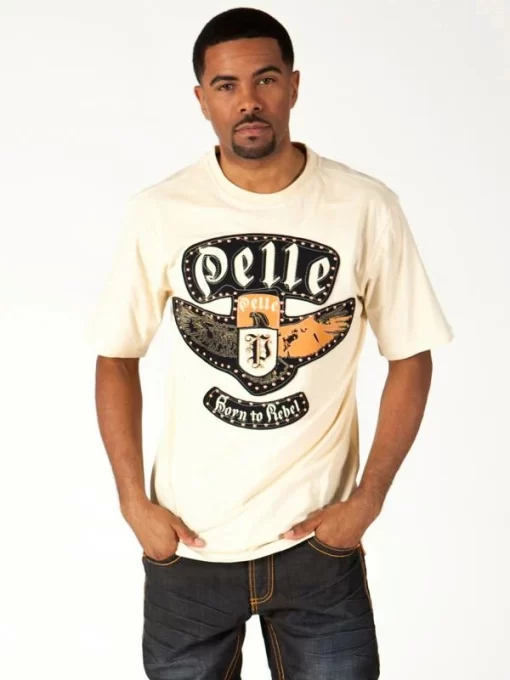 Exclusive Pelle Pelle Cream White T Shirt