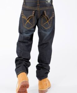 Exclusive Pelle Pelle Dark Blue Jeans Pent