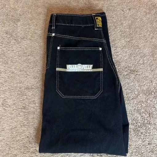 Authentic Pelle Pelle Black Jeans Pent