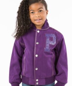 Exclusive Purple Pelle Pelle Kids Wool Jacket