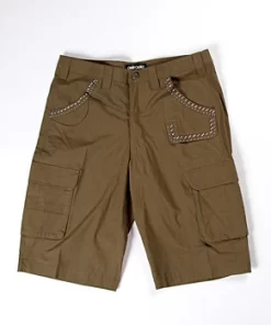 Exclusive Pelle Pelle Brown Cotton Short