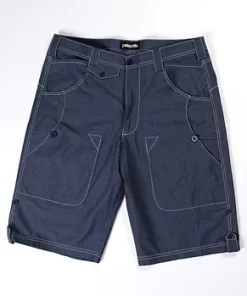 Authentic Pelle Pelle Navy Blue Cotton Short