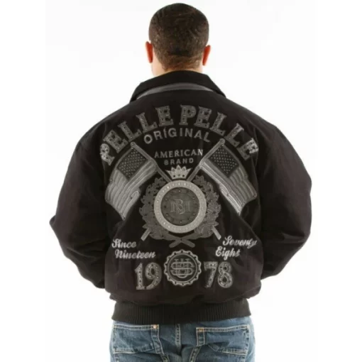 Pelle Pelle MB American Black Jacket | Wool Jacket