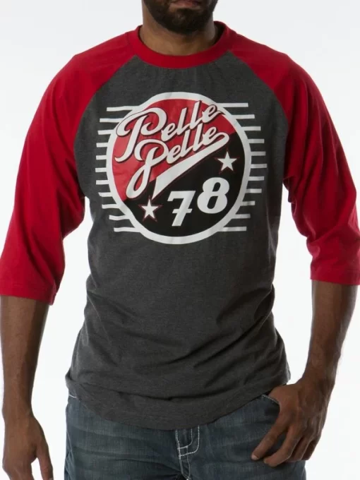 Bold Pelle Pelle 78 Red Gray T Shirt