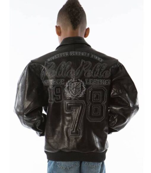 Pelle Pelle 1978 Black Vintage Leather Jacket