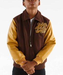 Pelle Pelle 1978 Brown and Mustrad Kids Jacket