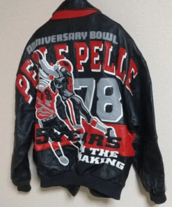 Pelle Pelle Black Authentic Anniversary Bowl Leather Jacket