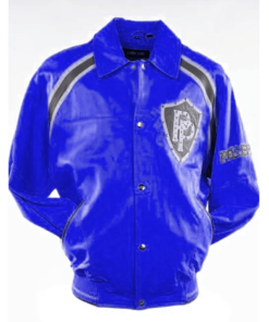 Pelle Pelle Bright Blue Varsity Jacket