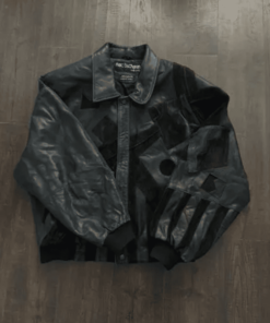 Pelle Pelle Crazy Pattern Leather Jacket