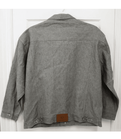 Pelle Pelle Marc Buchanan Mens Gray Denim Jacket