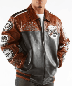 Pelle Pelle High Luck Est 1978 Soda Club Leather Jacket