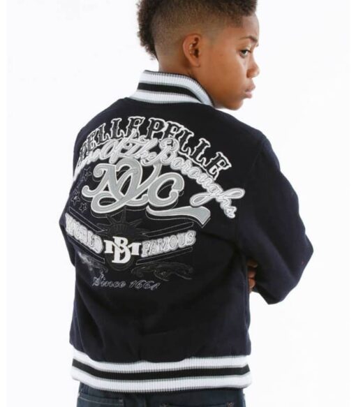 Pelle Pelle Kids NYC Navy Jacket