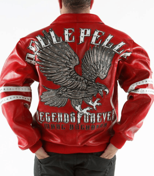 Pelle Pelle Legends Forever Marc Buchanan Red Jacket