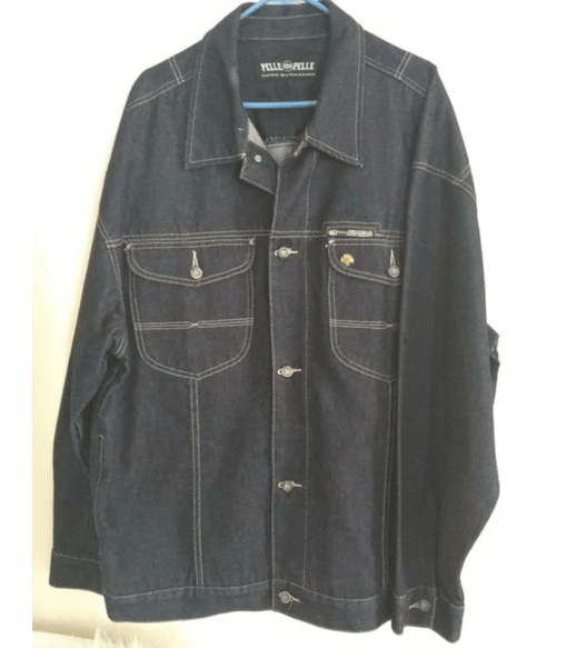 Pelle Pelle Marc Buchanan Mens Blue Denim Jacket