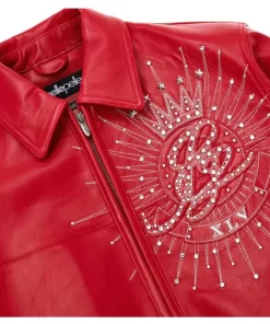 Pelle Pelle Men’s American Legend 45 Anniversary Edition Red Leather Jacket