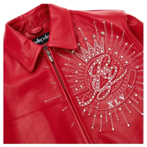 Pelle Pelle Men’s American Legend 45 Anniversary Edition Red Leather Jacket