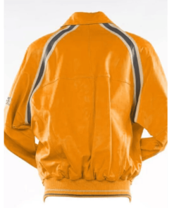 Pelle Pelle Bright Orange Varsity Jacket