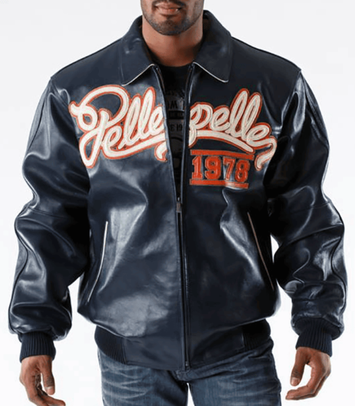 Vintage 35th Anniversary Pelle Pelle Leather & Denim.co Jacket