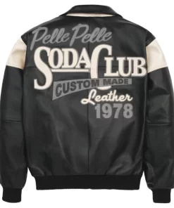 Pelle Pelle Black Soda Club Plush Jacket | Pelle Pelle Jacket