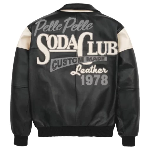 Pelle Pelle Black Soda Club Plush Jacket | Pelle Pelle Jacket