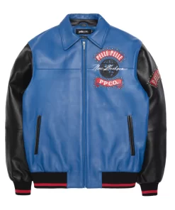 Pelle Pelle Black And Blue World Tour Jacket | Pelle Pelle