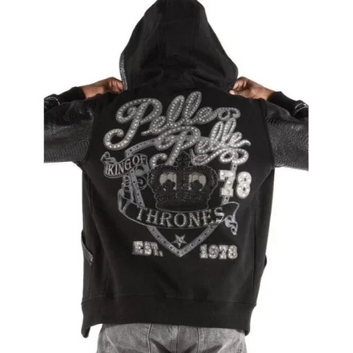 Pelle Pelle King Of Throne Men Hood Jacket | Wool Jacket