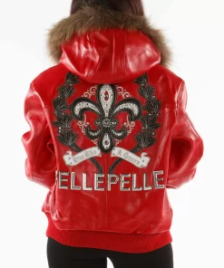 Pelle Pelle Live Like A Queen Red Hood Jacket