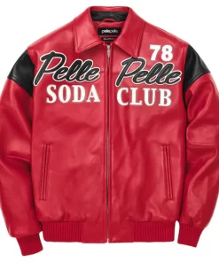 Pelle Pelle Red Soda Club Plush Jacket | Pelle Pelle Jacket