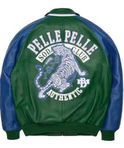 Pelle Pelle Green Soda Club Tiger Jacket | Pelle Pelle