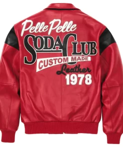 Pelle Pelle Red Soda Club Plush Jacket | Pelle Pelle Jacket