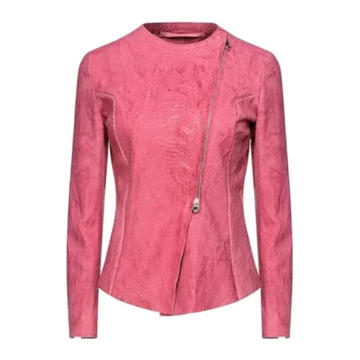 Ovine Pink Biker Jacket