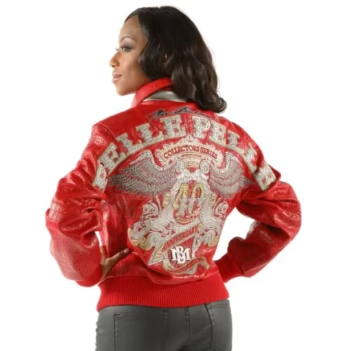 Express Pelle Pelle 40th Anniversary Red Women Jacket