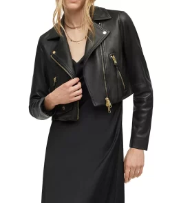 Pelle Pelle Women Cropped Leather Jacket