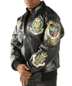 Pelle Pelle 1978 Patched Leather Jacket