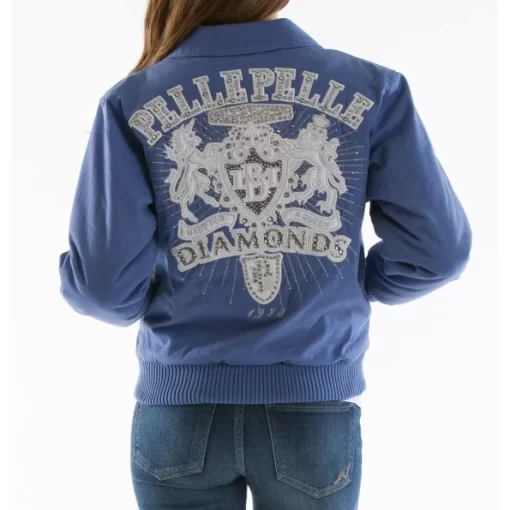 Pelle Pelle Blue Diamond MB Women Wool Jacket