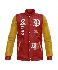 Pelle Pelle Legends Never Die Red Tupac Jacket | Wool Jacket