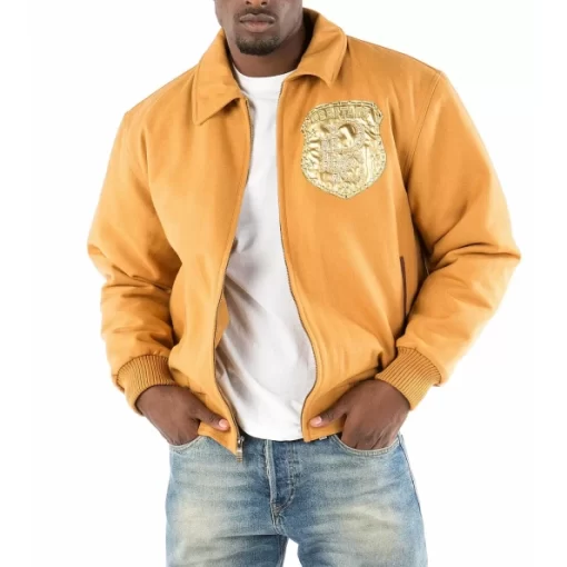 Pelle Pelle Yellow Wool MB Jacket | All Or Nothing