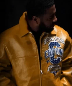 Pelle Pelle Chi Town Mustard Leather Jacket