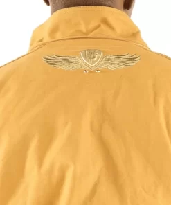 Pelle Pelle Airbourne Fur Hood Men Jacket | Yellow Jacket