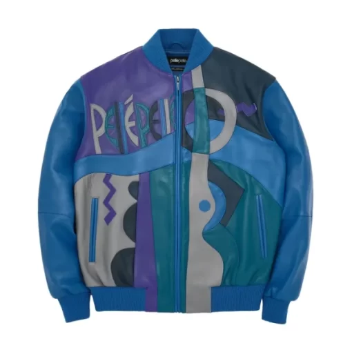 Pelle Pelle Picasso Blue Jacket | Plush Jacket