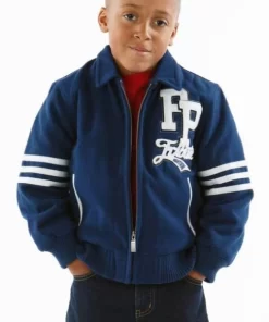 Pelle Pelle Indianapolis Blue Wool Jacket | Kids Jacket