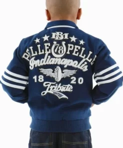 Pelle Pelle Indianapolis Blue Wool Jacket | Kids Jacket