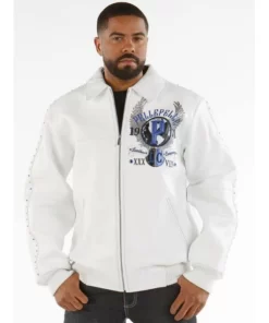 Pelle Pelle White World Famous Men Jacket | Leather Jacket