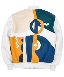 Express Pelle Pelle White Picasso Leather Jacket | Men & Women