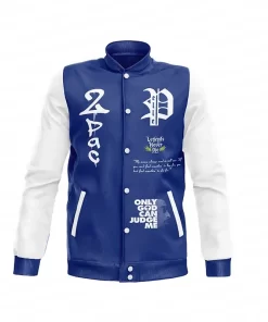 Pelle Pelle Tupac Legend Never Die Wool Jacket | Blue Jacket