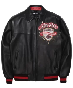 Pelle Pelle Black MB Leather Jacket | Legends Live Forever