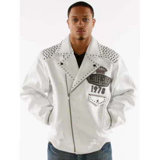 Pelle Pelle Men White Lethal Jacket | Leather Jacket